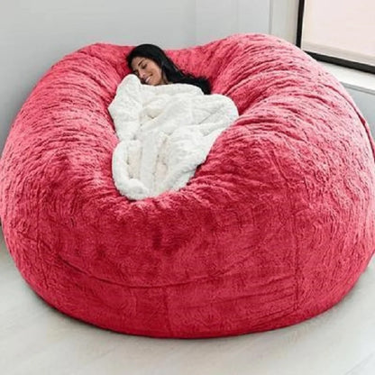 Fur Giant Bean Bag Cover – Removable & Washable for Ultimate Comfort (No Filler)