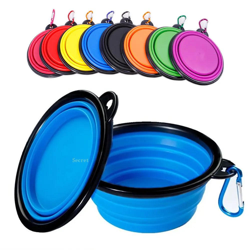 FlexiPet Foldable Silicone Bowl – Portable & Eco-Friendly for Pets on the Go! - TrendzyShop