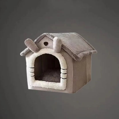 Foldable Outdoor Waterproof Pet House – Grotta Portatile per Cani e Gatti con Cuscino