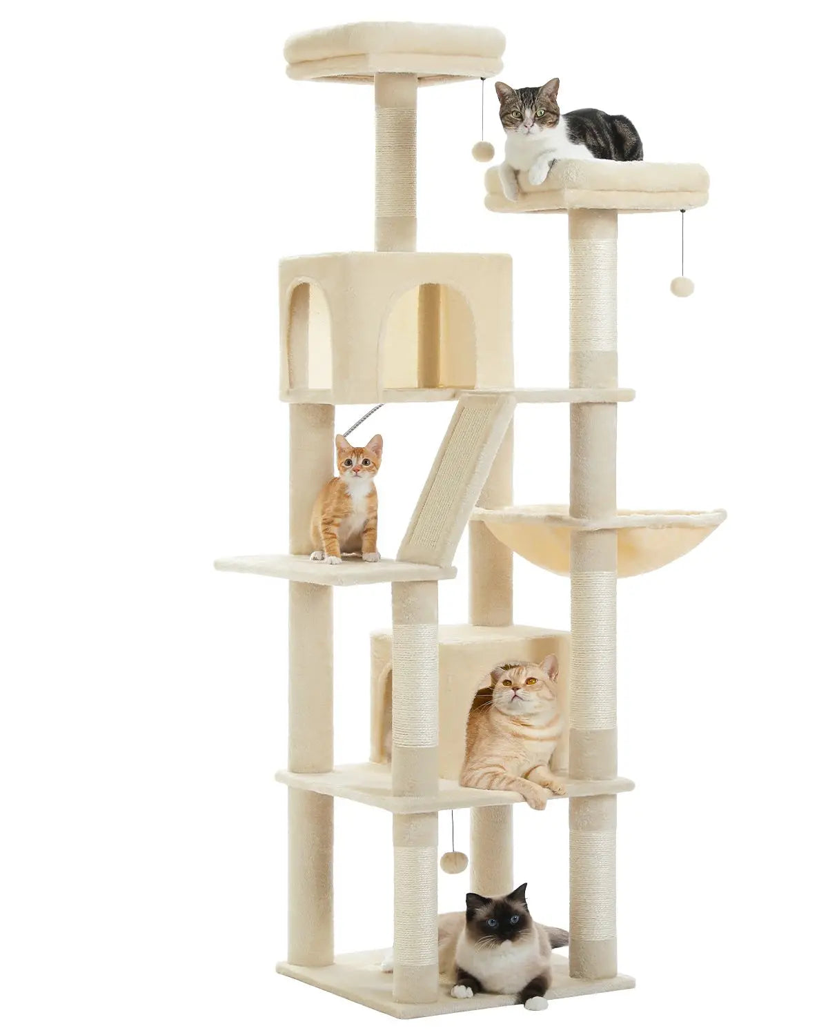 MajesticCat Tower – Ultimate Multi-Level Playground for Indoor Cats - 💰 Save 50% today!