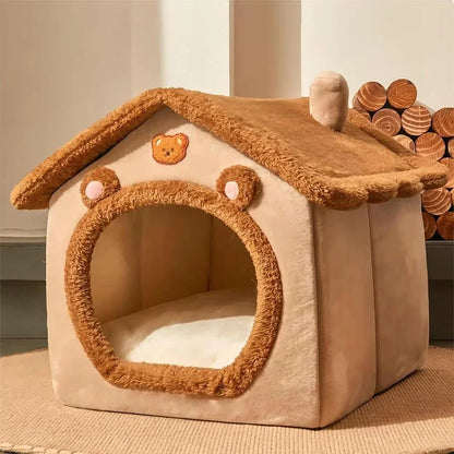 Foldable Outdoor Waterproof Pet House – Grotta Portatile per Cani e Gatti con Cuscino