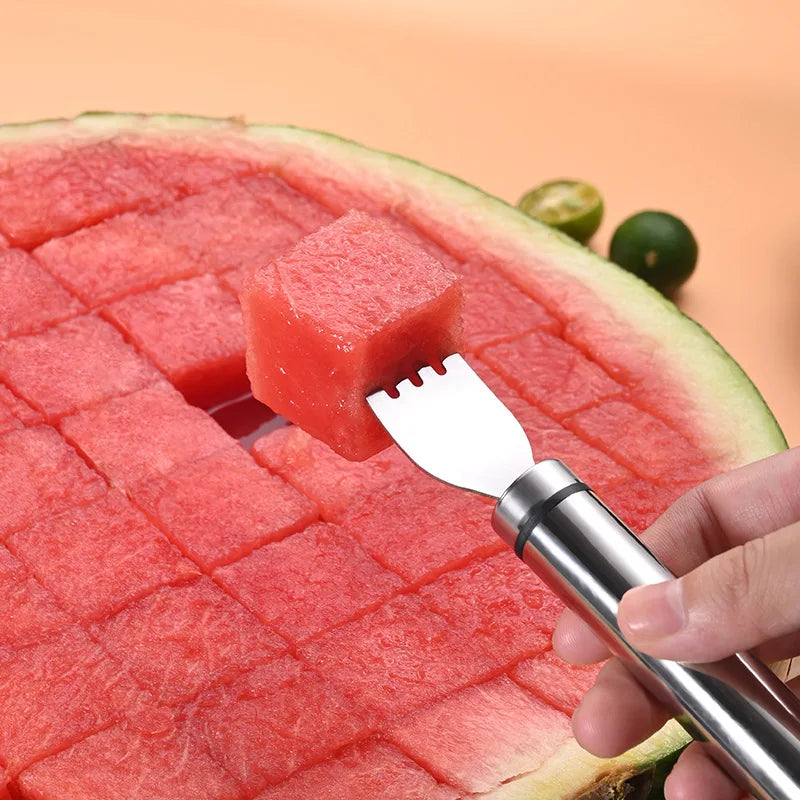 SliceMaster Stainless Steel Watermelon Slicer & Digger - TrendzyShop