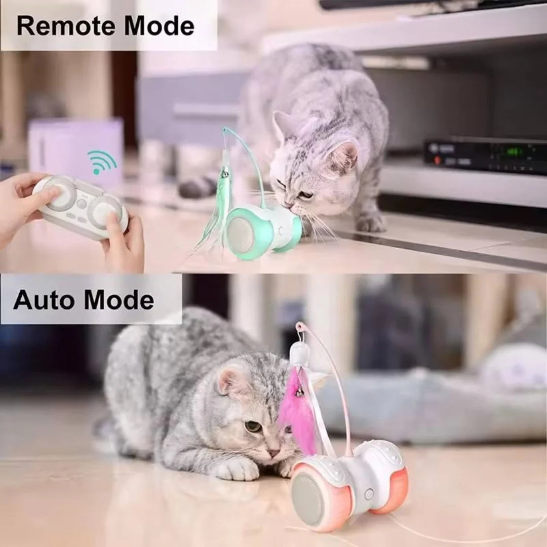 SmartCat Feather Chase – Interactive Remote Control Cat Toy - TrendzyShop