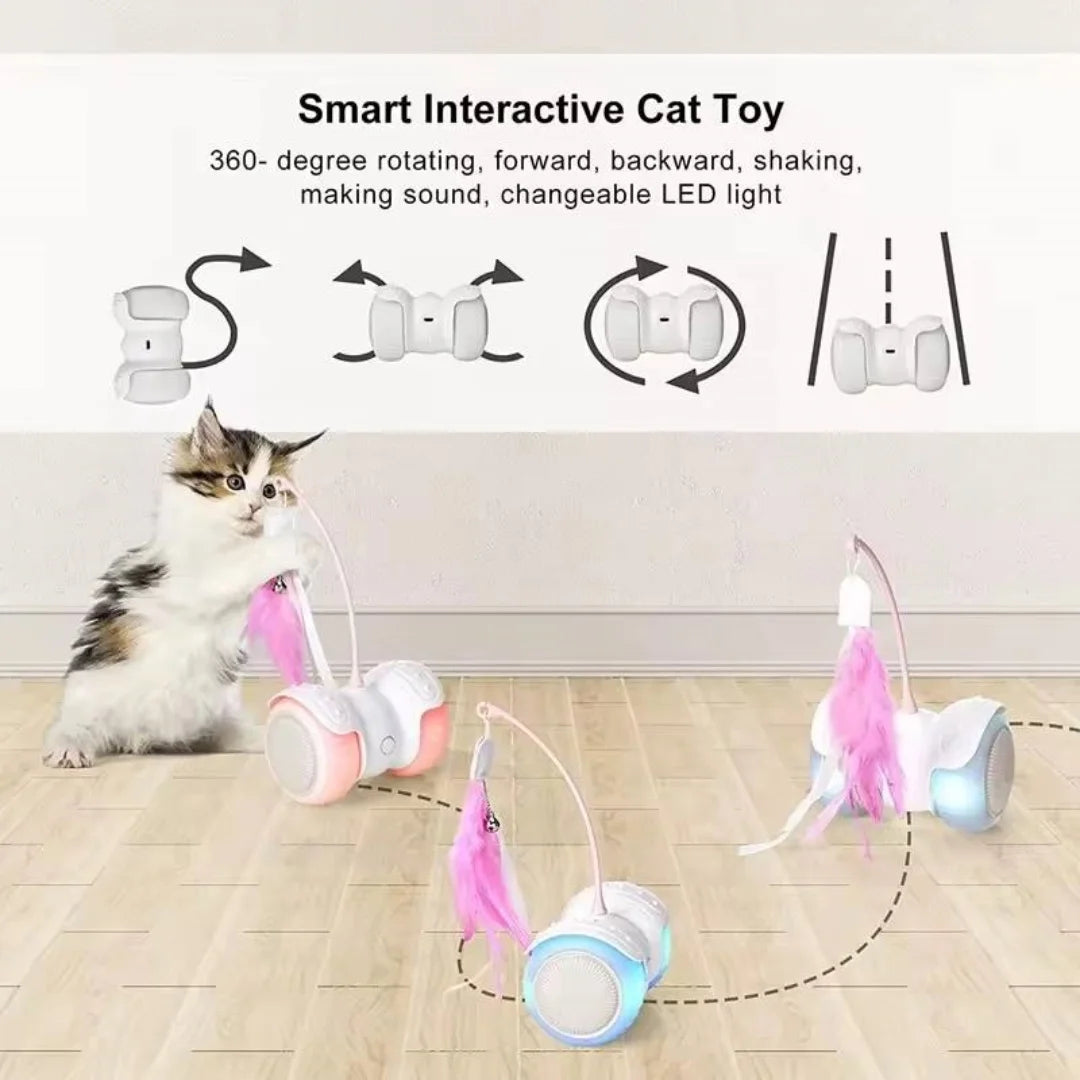 SmartCat Feather Chase – Interactive Remote Control Cat Toy - TrendzyShop