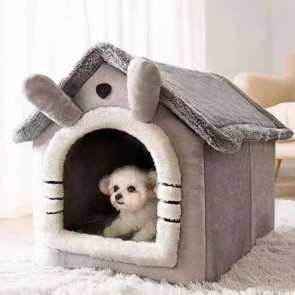 Foldable Outdoor Waterproof Pet House – Grotta Portatile per Cani e Gatti con Cuscino