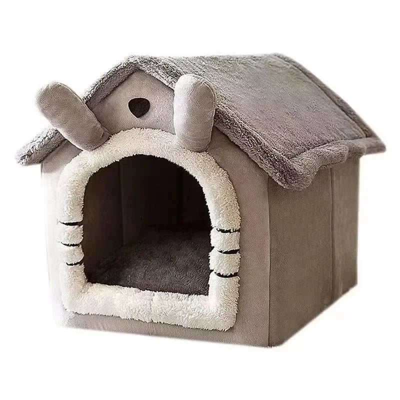 Foldable Outdoor Waterproof Pet House – Grotta Portatile per Cani e Gatti con Cuscino