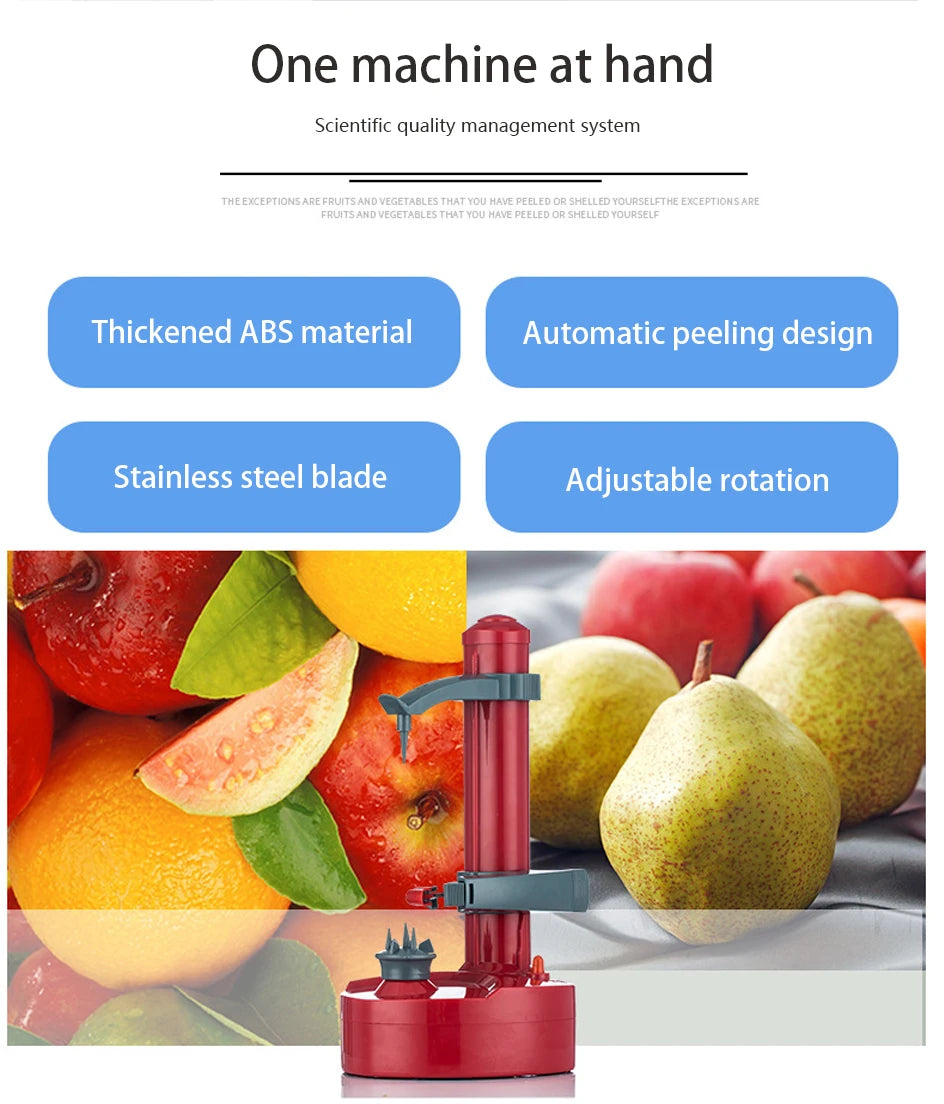 QuickPeel Pro – Automatic Fruit & Vegetable Peeler