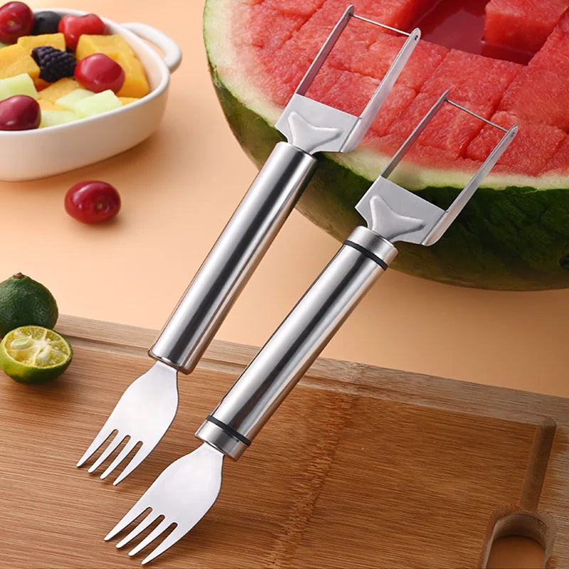 SliceMaster Stainless Steel Watermelon Slicer & Digger - TrendzyShop