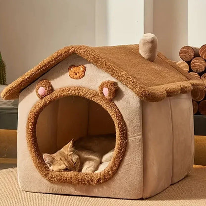 Foldable Outdoor Waterproof Pet House – Grotta Portatile per Cani e Gatti con Cuscino