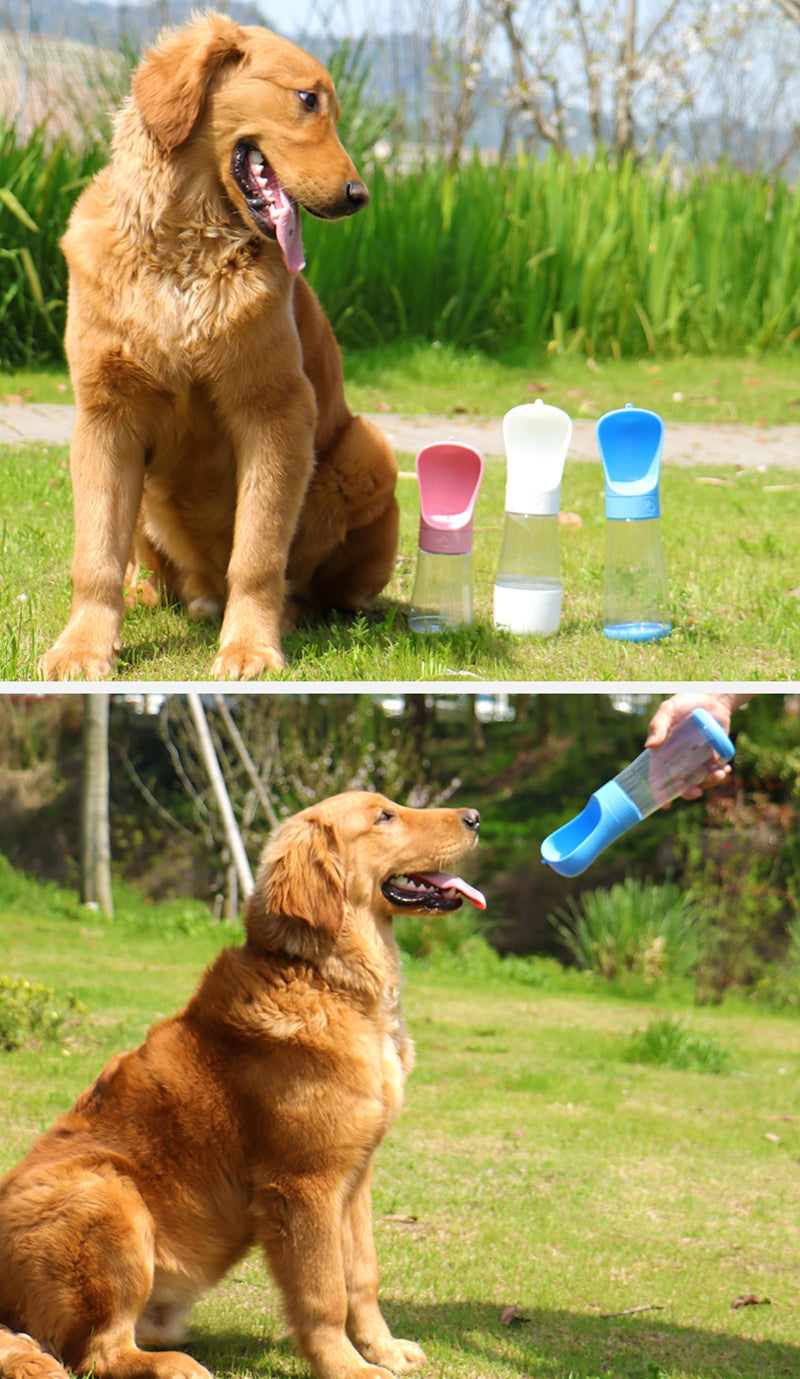 PawHydrate Pro – 2-in-1 Portable Dog Water Bottle & Feeder for Pets On-the-Go