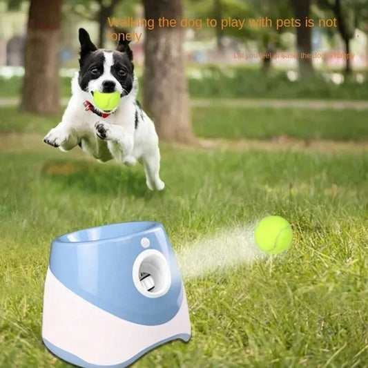 FetchMate Automatic Dog Ball Launcher – Keep Your Dog Active and Entertained! - TrendzyShop